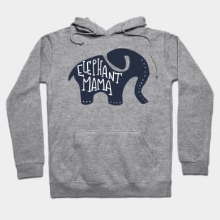 Elephant Mama Safari Animal Mom Hoodie